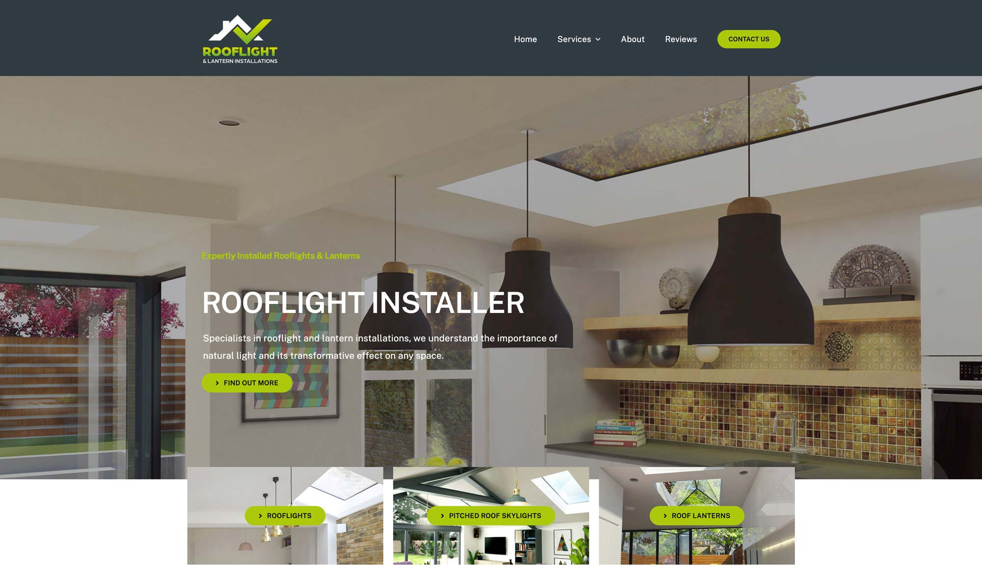 Our Pixel-Perfect Website for Rooflight & Lantern Installations